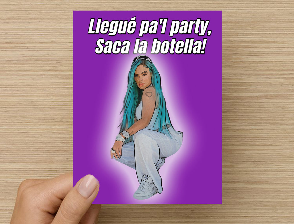 LA BICHOTA BIRTHDAY CARD