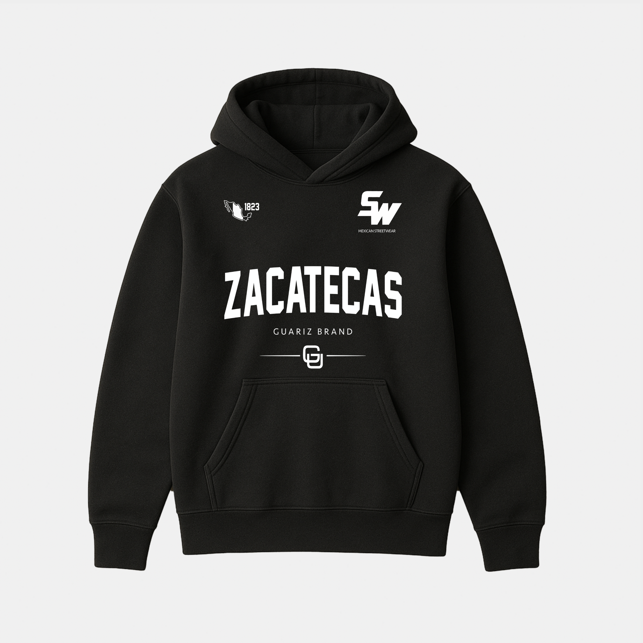 MX STREETWEAR STATE HOODIE (BLACK)