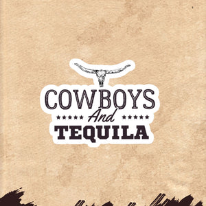 COWBOYS & TEQUILA™ PEGA-STICKER