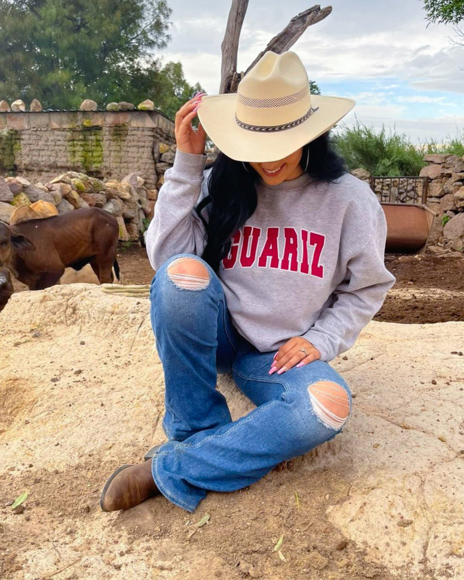 GUARIZ UNIVERSITY SWEATSHIRT (UNISEX) - BURGUNDY