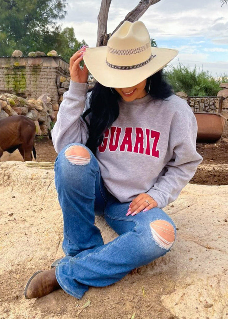 GUARIZ UNIVERSITY SWEATSHIRT (UNISEX) - BURGUNDY