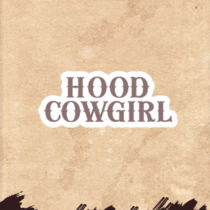 HOOD COWGIRL™ PEGA-STICKER