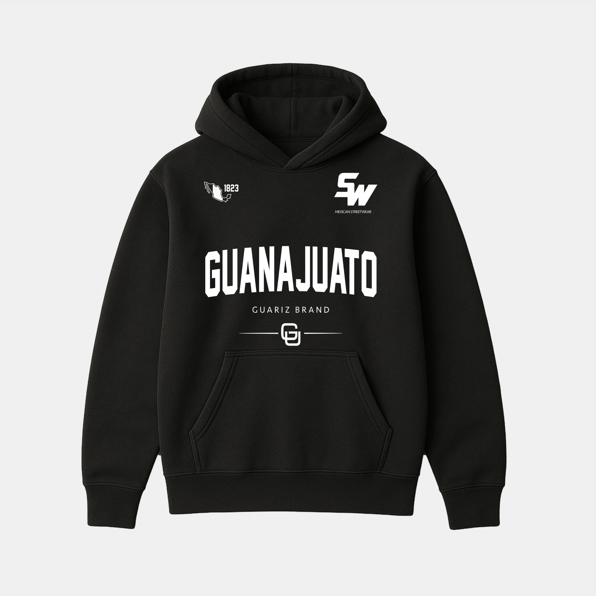 MX STREETWEAR STATE HOODIE (BLACK)
