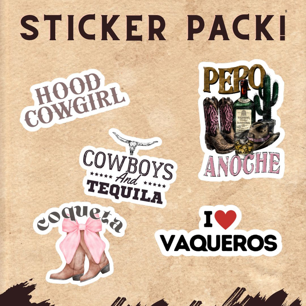 COWGIRL VIBE ™ PEGA-STICKER PACK