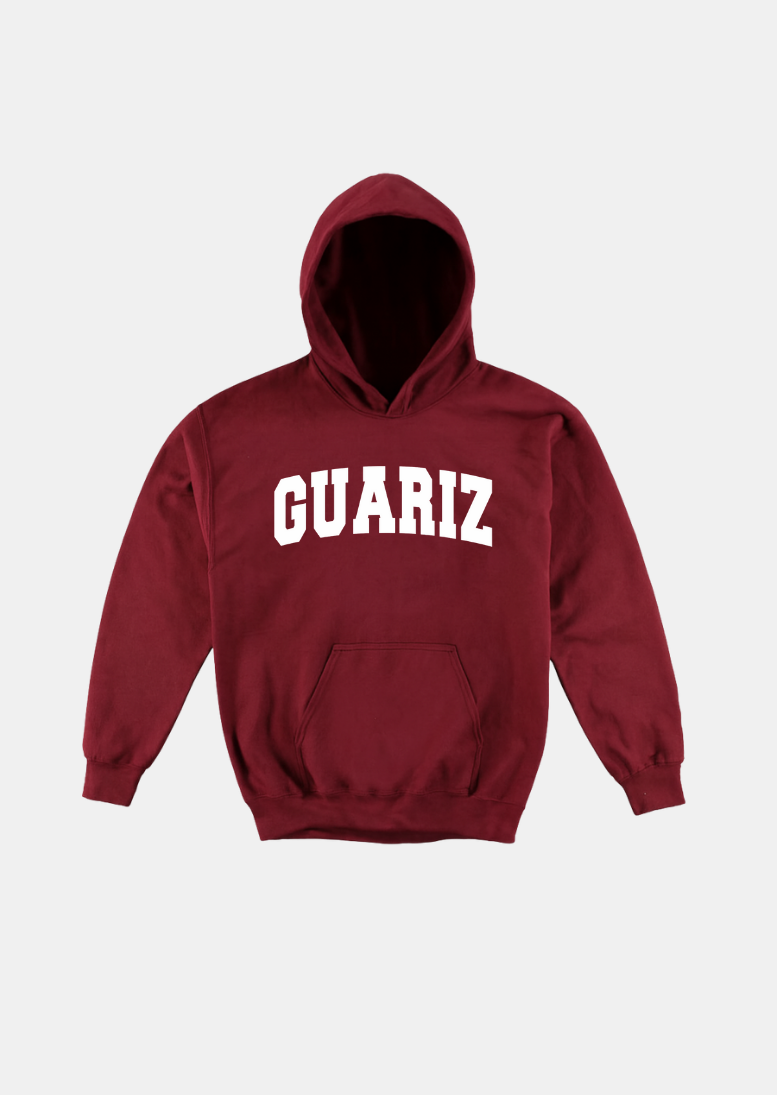 THE GUARIZ BURGUNDY HOODIE