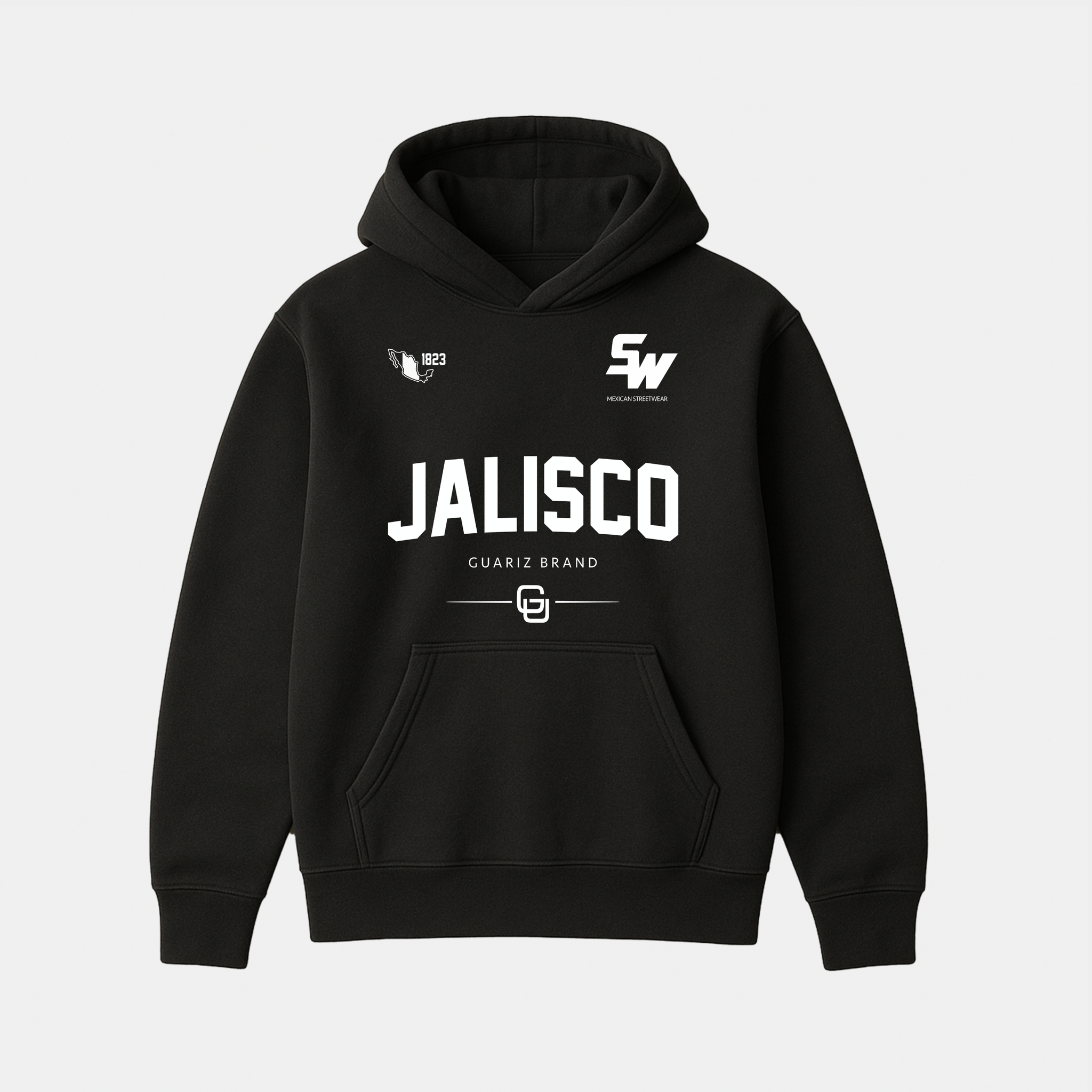 MX STREETWEAR STATE HOODIE (BLACK)