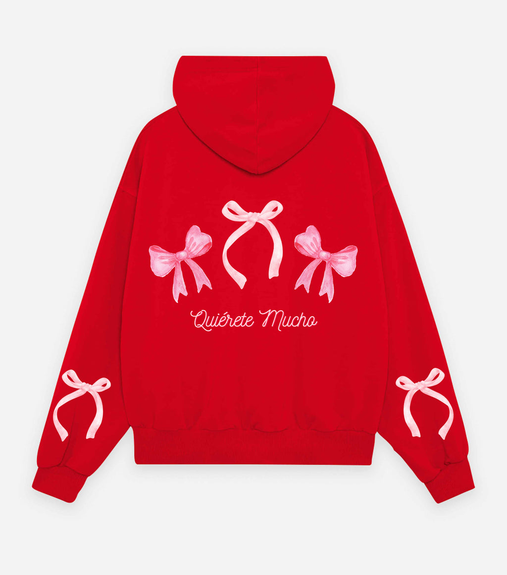 QUIERETE MUCHO HOODIE (RED)