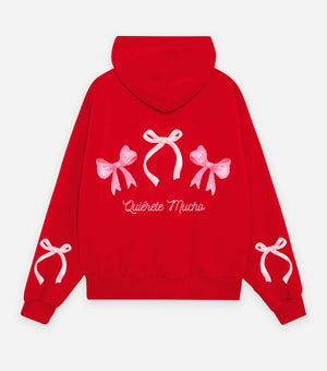 QUIERETE MUCHO HOODIE (RED)