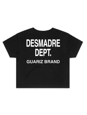 DESMADRE DEPT. CROP TOP T-SHIRT ™ (BLACK)