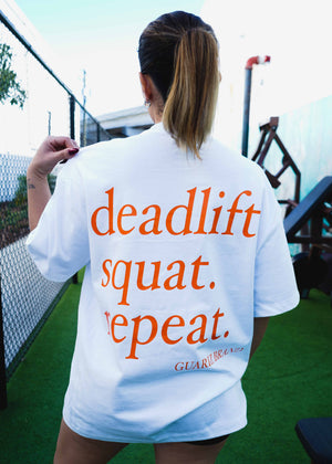 DEADLIFT.SQUAT.REPEAT T-SHIRT