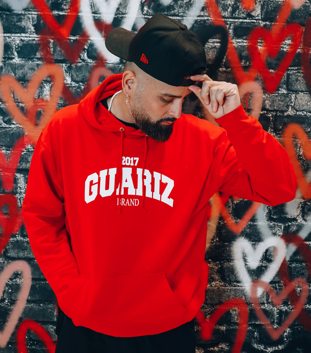 THE GUARIZ RED HOODIE