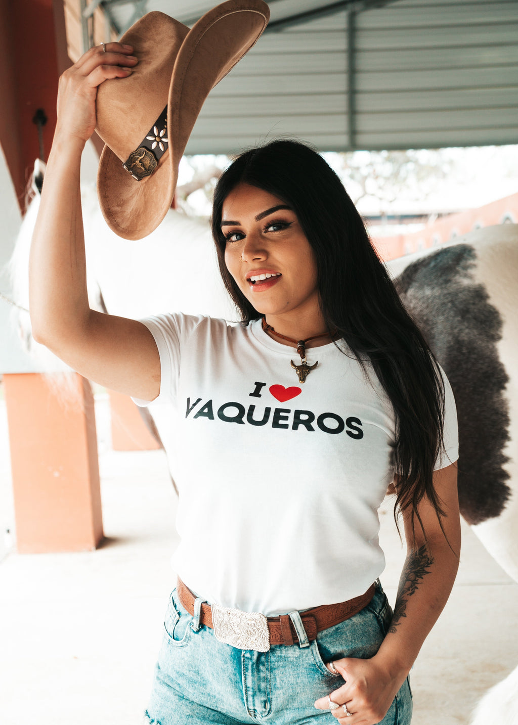 I LOVE VAQUEROS (WOMEN'S CUT T-Shirt)