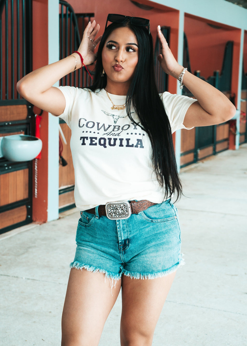 COWBOYS & TEQUILA (WOMEN'S CUT T-Shirt)