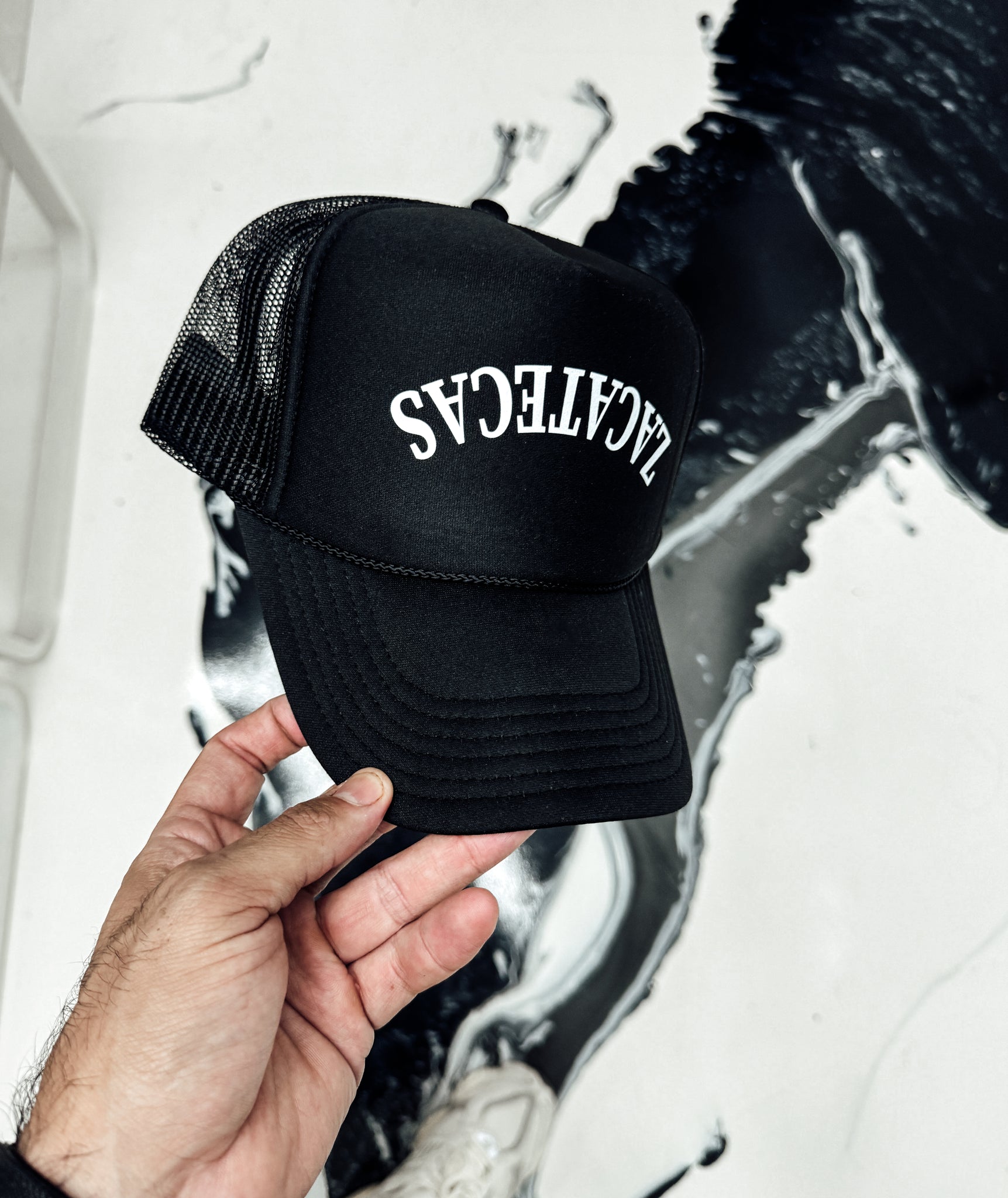 REVERSED MEXICO TRUCKER HAT (BLACK) ALL STATES AVAILABLE