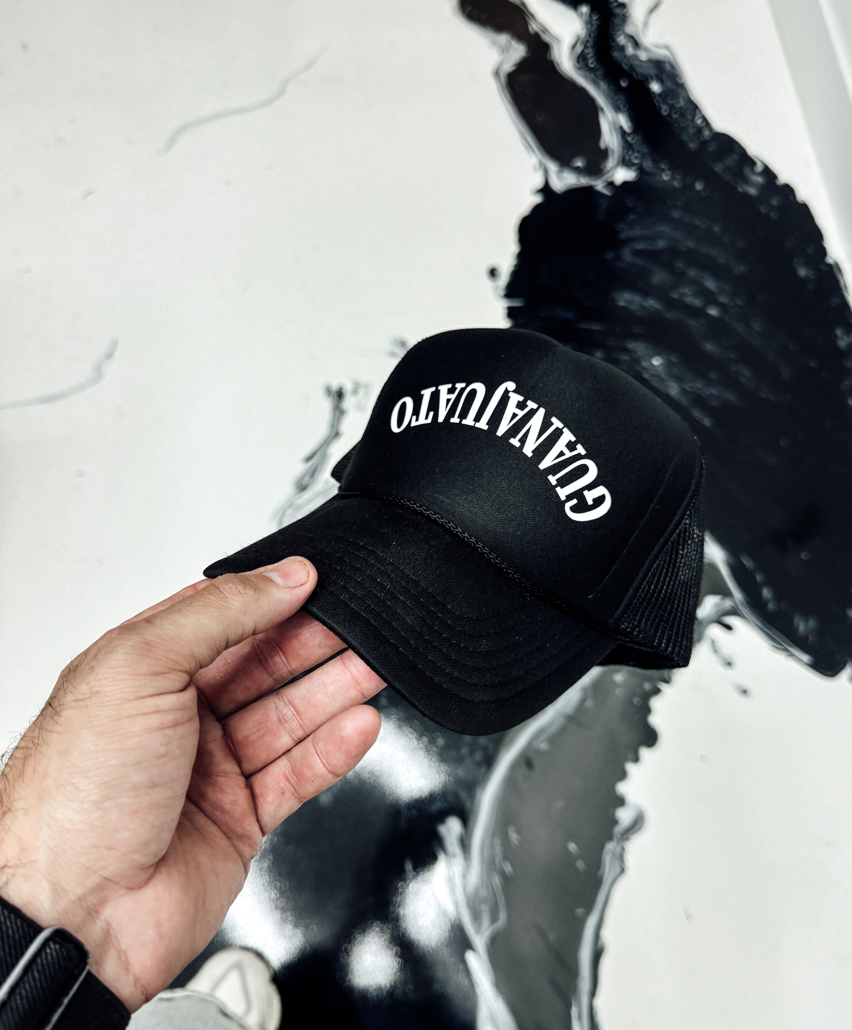 REVERSED MEXICO TRUCKER HAT (BLACK) ALL STATES AVAILABLE