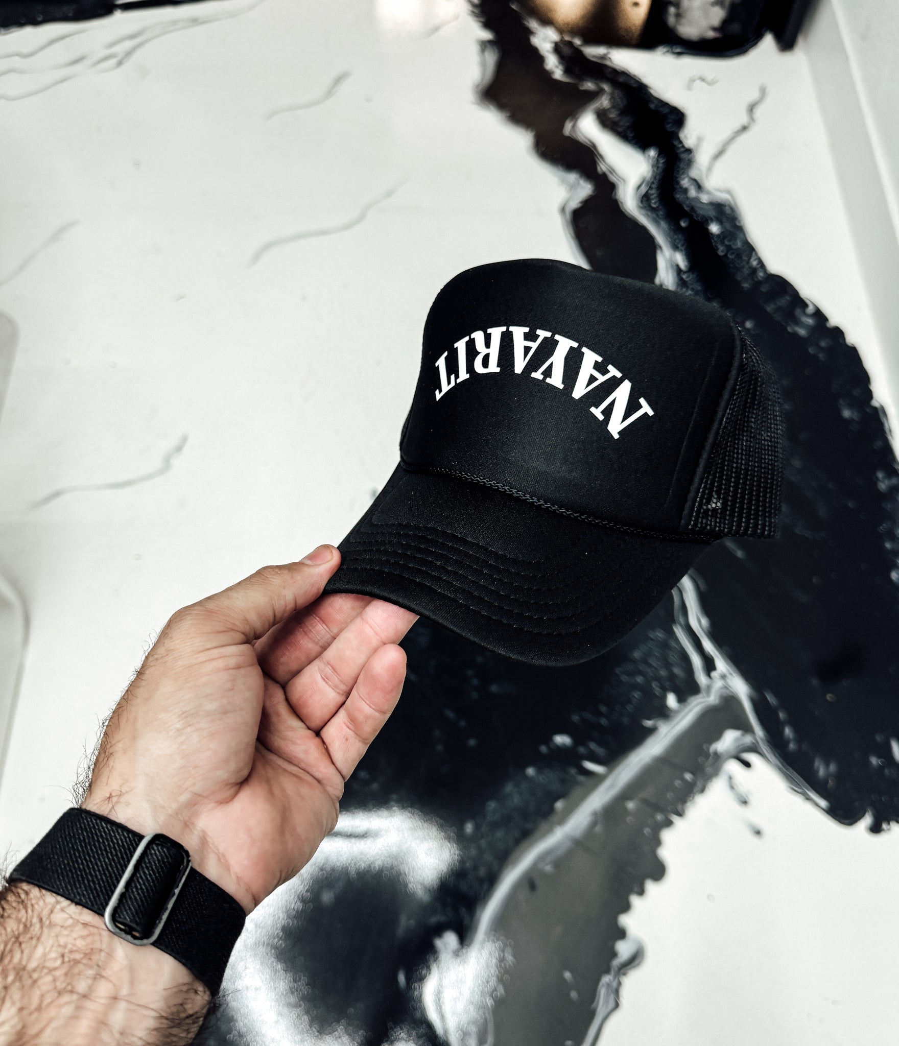 REVERSED MEXICO TRUCKER HAT (BLACK) ALL STATES AVAILABLE