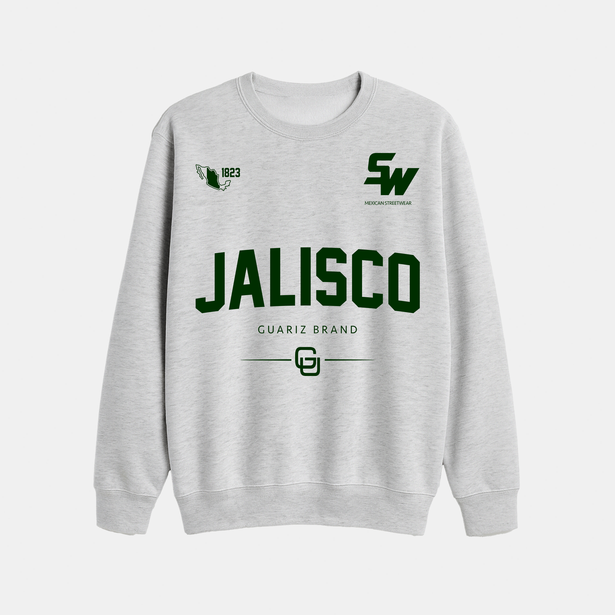MX STREETWEAR STATE CREWNECK (HEATHER OATMEAL)