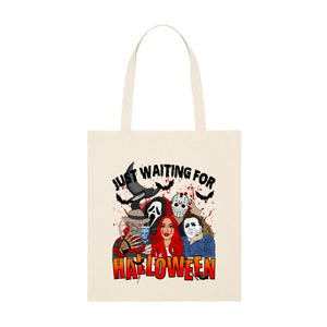 JUST WAITING FOR HALLOWEEN TOTE BAG