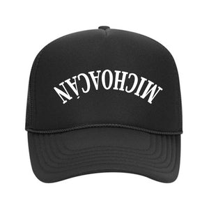 REVERSED MEXICO TRUCKER HAT (BLACK) ALL STATES AVAILABLE