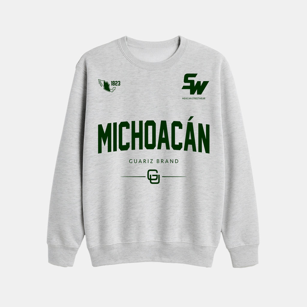 MX STREETWEAR STATE CREWNECK (HEATHER OATMEAL)