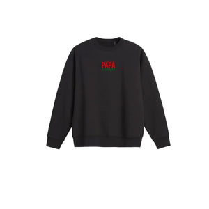 PAPA DE LOS POLLITOS (CREWNECK) - BLACK