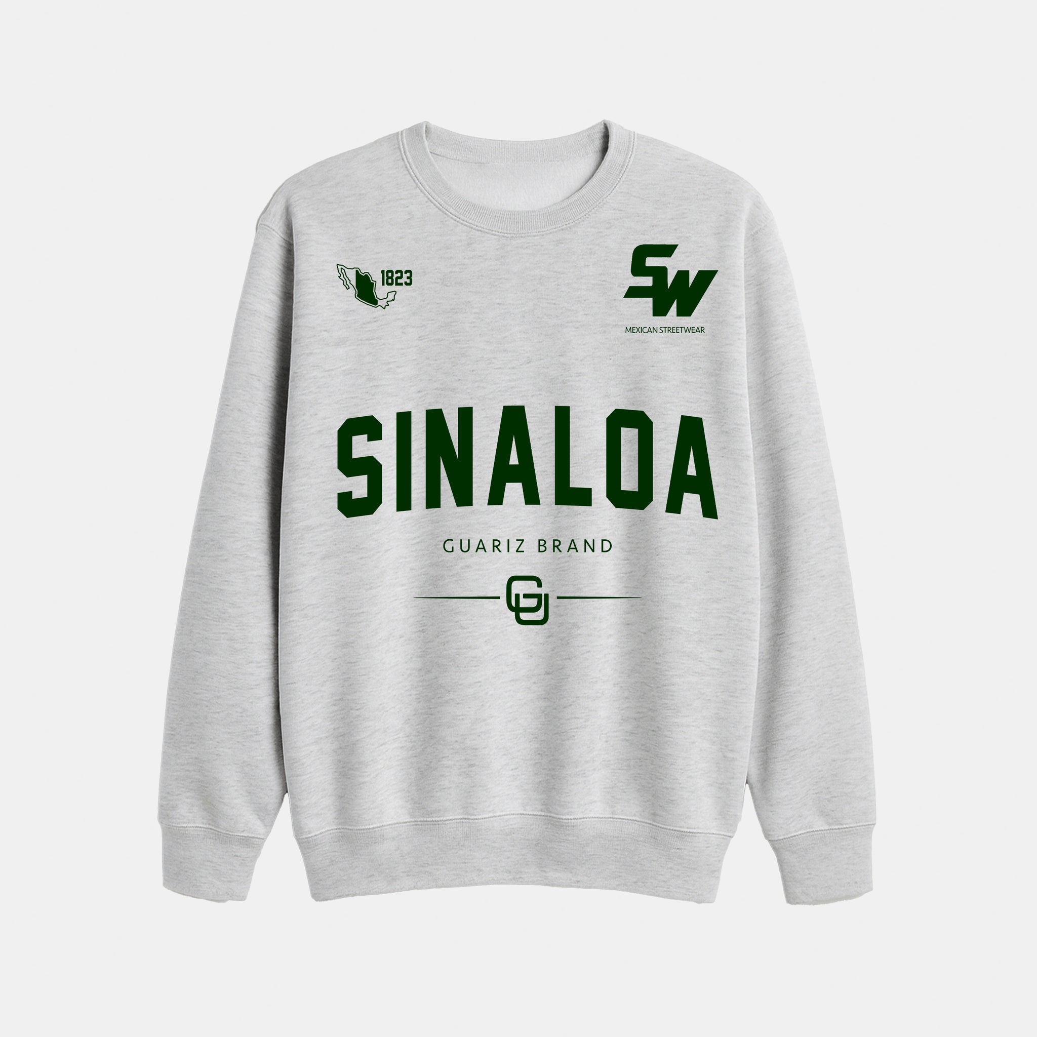 MX STREETWEAR STATE CREWNECK (HEATHER OATMEAL)