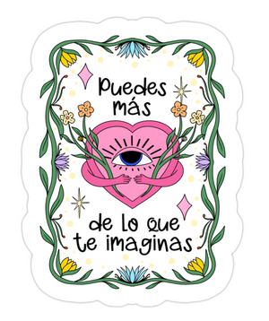 PUEDES MAS STICKER