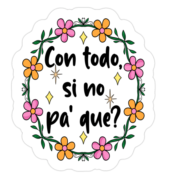 CON TODO STICKER