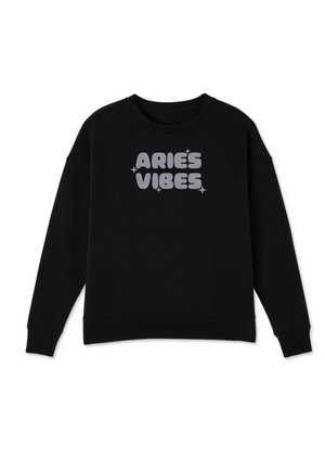 ZODIAC VIBES -GUARIZ (CREWNECK) - BLACK