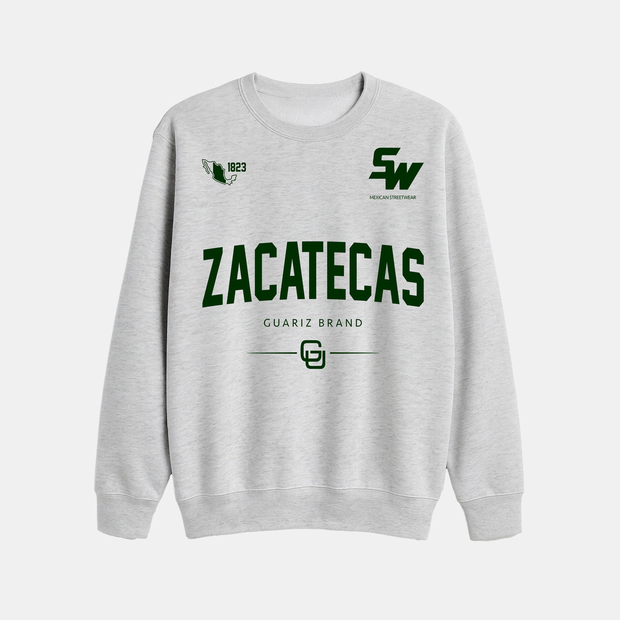 MX STREETWEAR STATE CREWNECK (HEATHER OATMEAL)