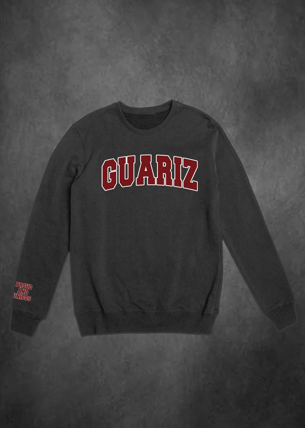 GUARIZ UNIVERSITY SWEATSHIRT (UNISEX) - CHARCOAL HEATHER