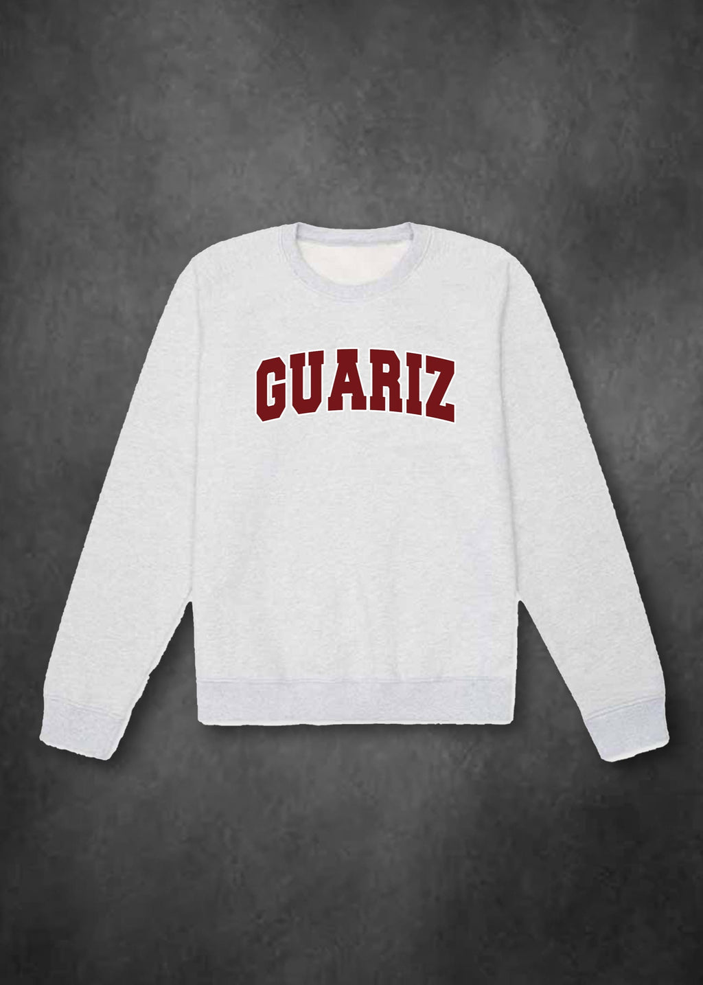 GUARIZ UNIVERSITY SWEATSHIRT (UNISEX) - BURGUNDY