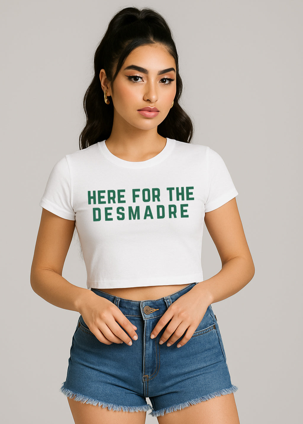 HERE FOR THE DESMADRE BABY TEE