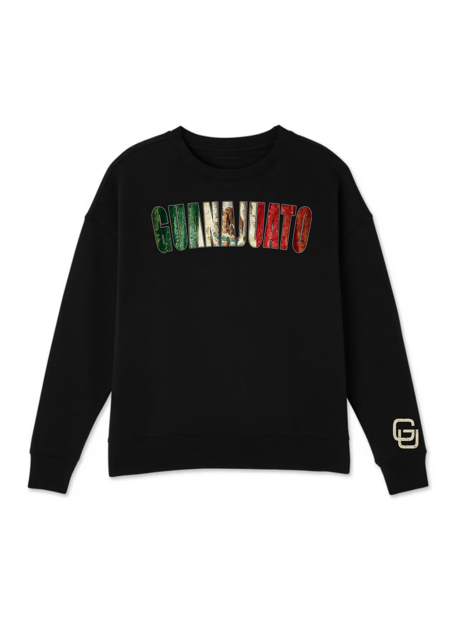 VINTAGE 🇲🇽 FLAG STATE CREWNECK -BLACK