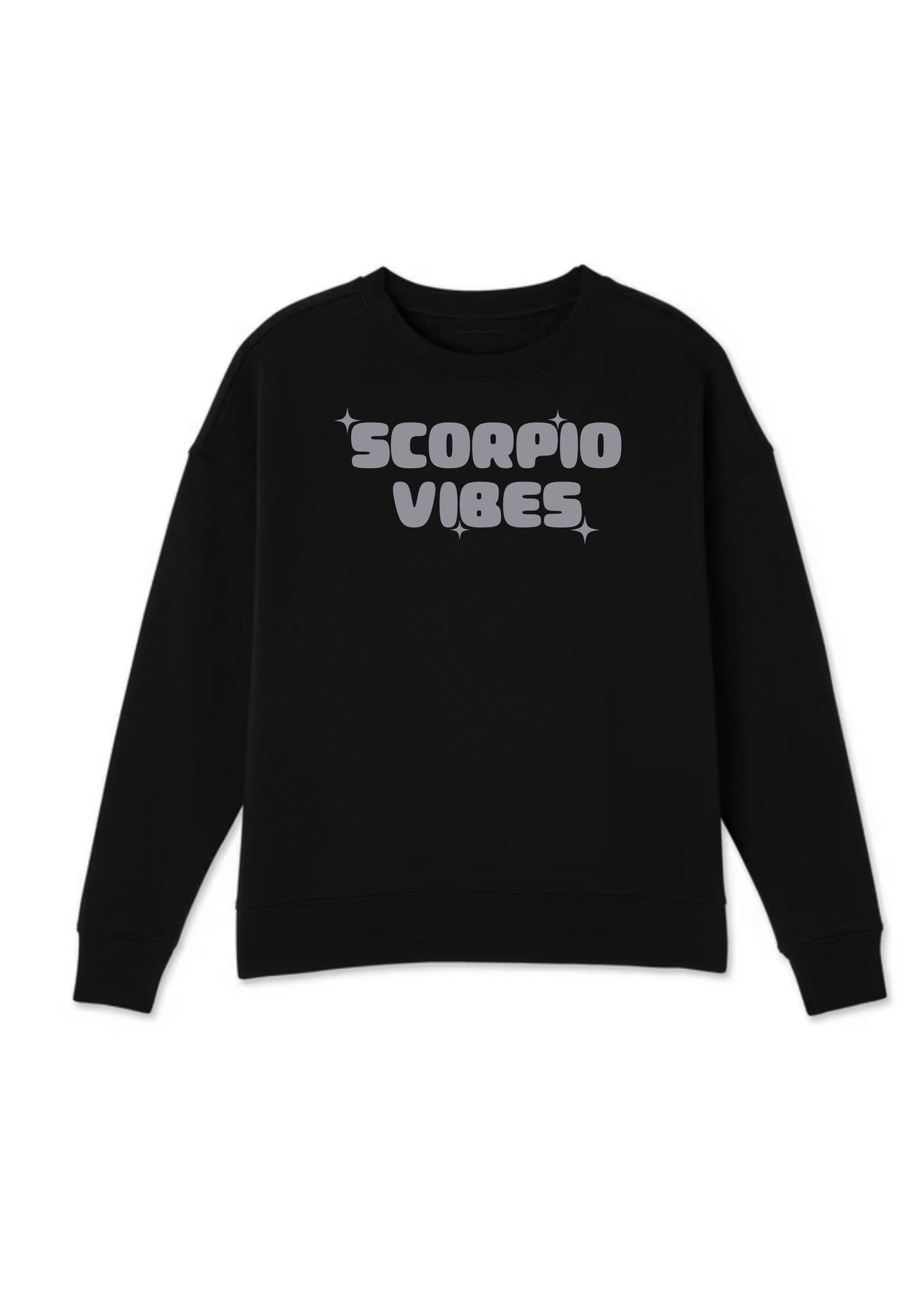 ZODIAC VIBES -GUARIZ (CREWNECK) - BLACK