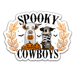 SPOOKY COWS (STICKER)