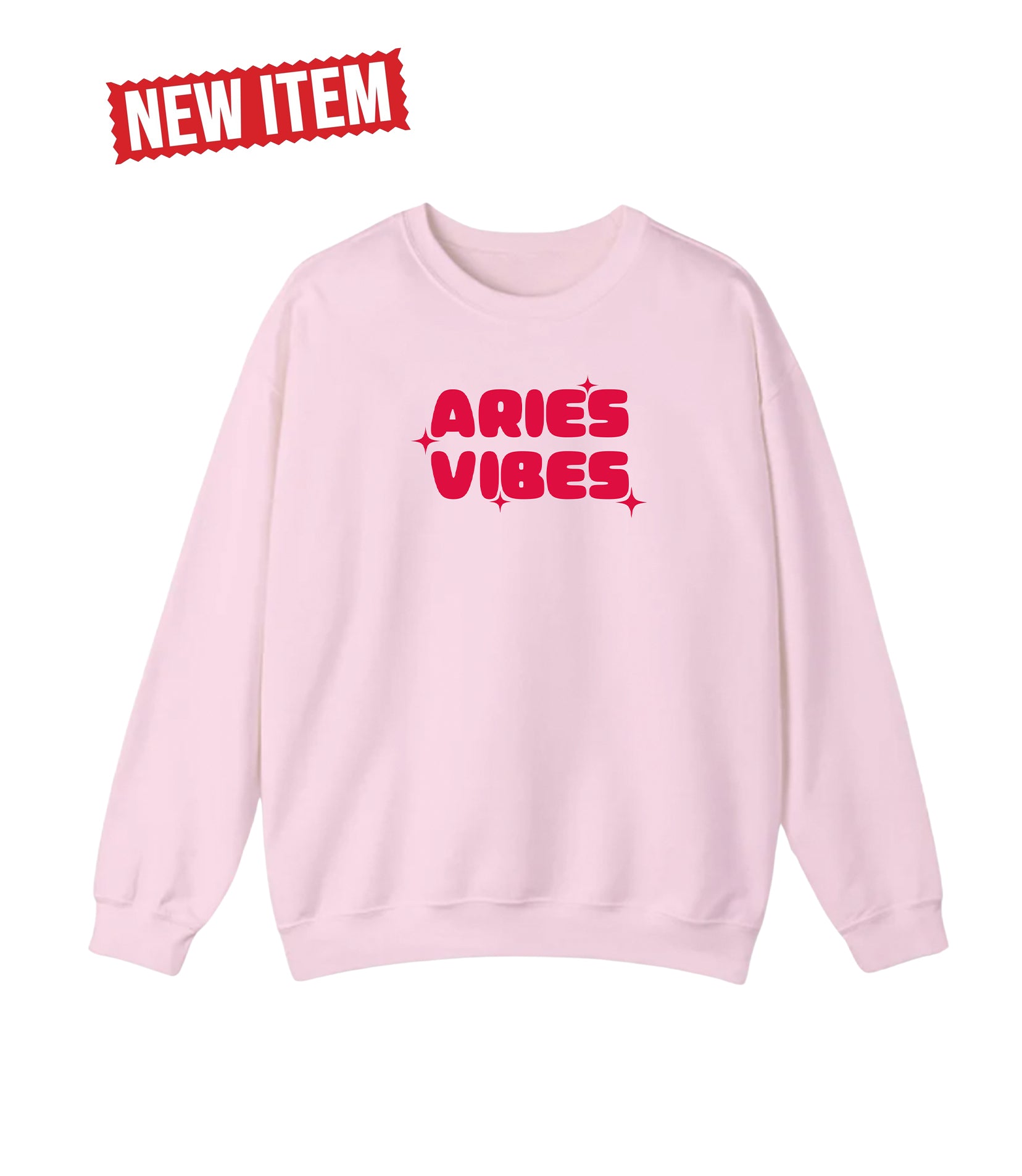 ZODIAC VIBES -GUARIZ (CREWNECK) - BABY PINK