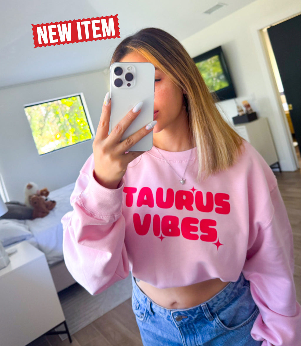 ZODIAC VIBES -GUARIZ (CREWNECK) - BABY PINK