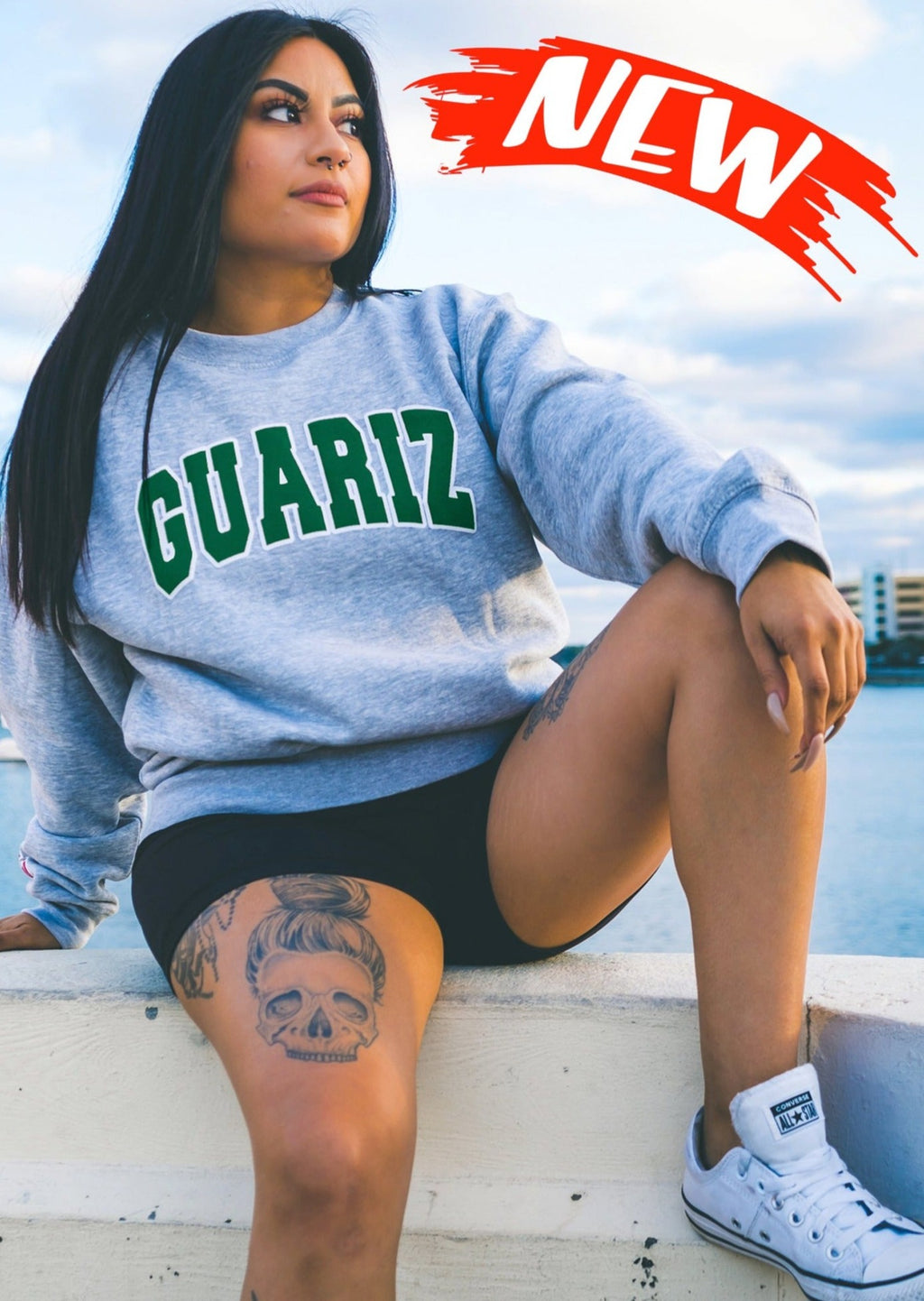 GUARIZ UNIVERSITY SWEATSHIRT (UNISEX) - EMERALD