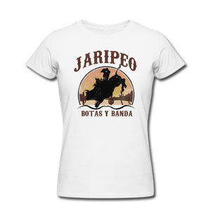 JARIPEO BOTAS Y BANDA T-SHIRT™  (FITTED WOMENS CUT)