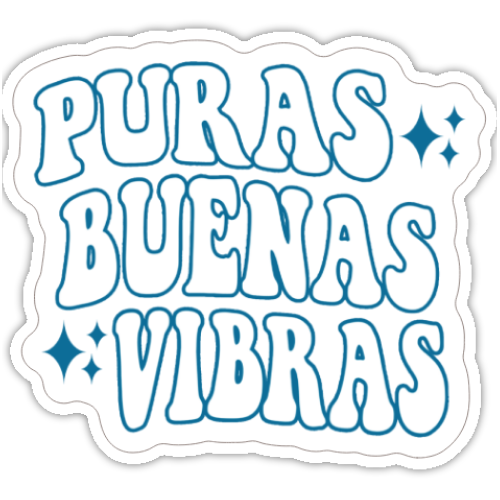 PURAS BUENAS VIBRAS STICKER